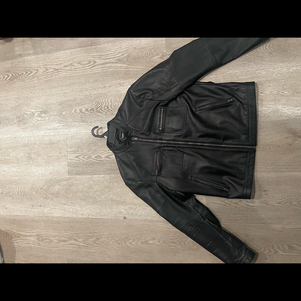 Barney’s original leather jacket